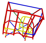 93-02 FBODY COMPLETE 25.5 ROLL CAGE KIT - (HIGH AND TIGHT VERSION)