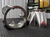 RSM/GLS 2.5" x 4" Billet Header Collectors (3D)
