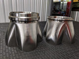RSM/GLS 2.5" x 4" Billet Header Collectors (3D)