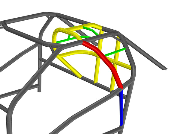 DRIVER ENCLOSURE UPGRADE for 93-02 F-BODY 8.50 Roll Cage Kit