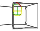 DRIVER ENCLOSURE UPGRADE for 93-02 F-BODY 8.50 Roll Cage Kit