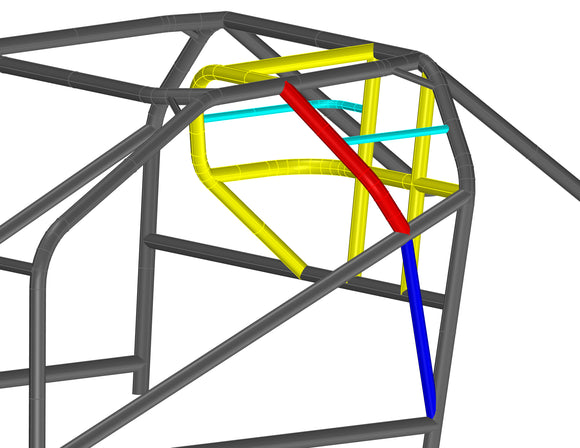 DRIVER ENCLOSURE UPGRADE for 82-92 THIRD GEN FBODY 8.50 ROLL CAGE