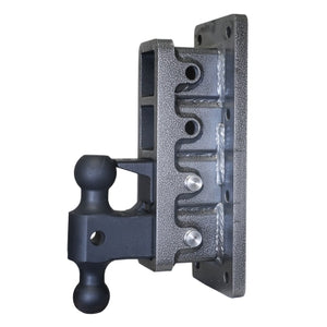 Gen-Y Adjustable Two-Ball Mount w/ 2-1/2" Stacked Receivers - Bolt On - 9" Drop/Rise - 32K