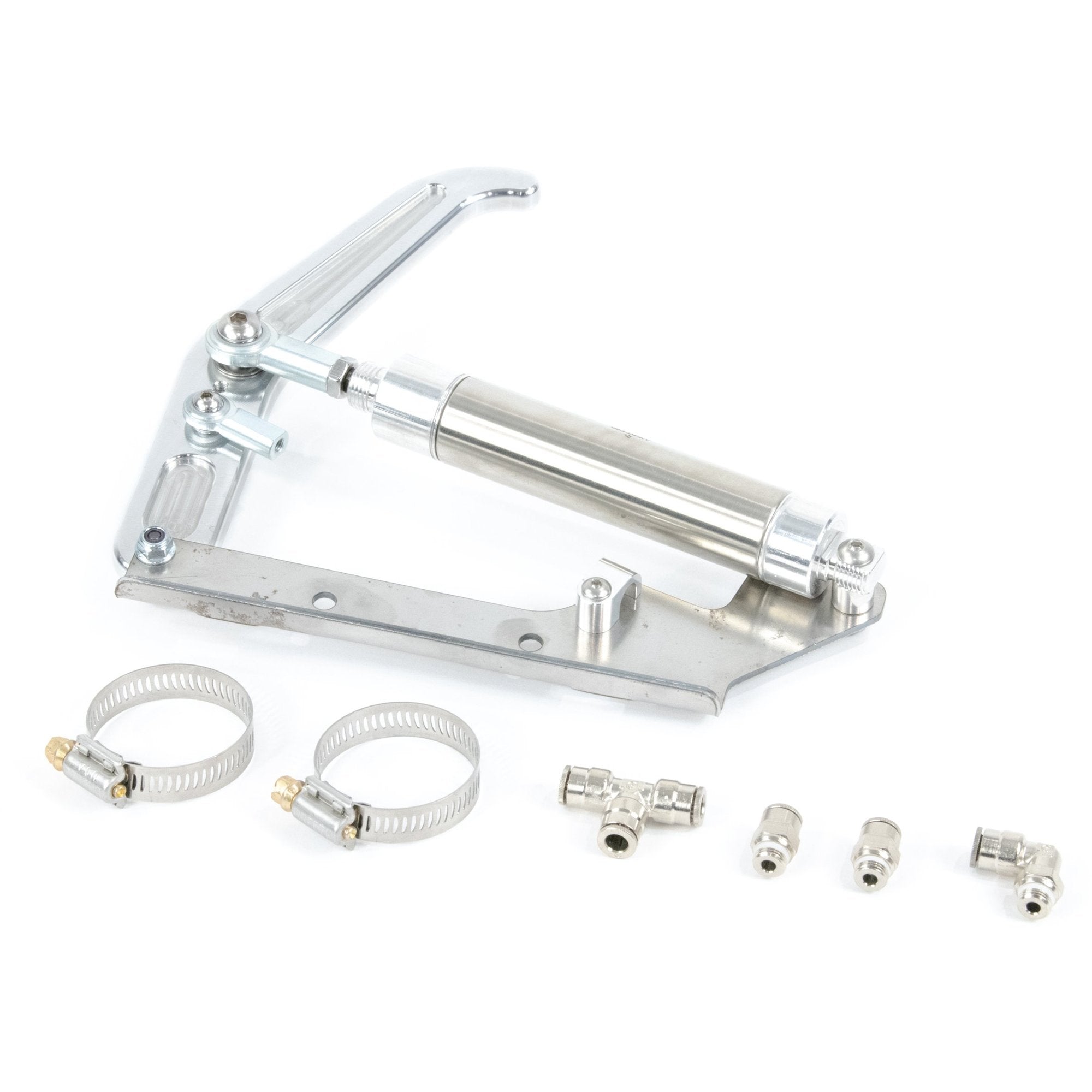 Motion Raceworks Black Billet Parachute Handle Release Lever & Cable M