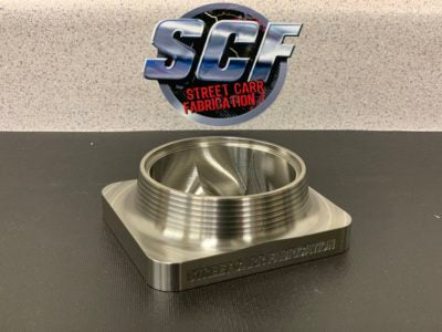 Street Carr Fabrication Stainless Billet T4 Flange 3.50” Single/Divided Inlet