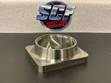 Street Carr Fabrication Stainless Billet T4 Flange 3.0” Single/Divided Inlet