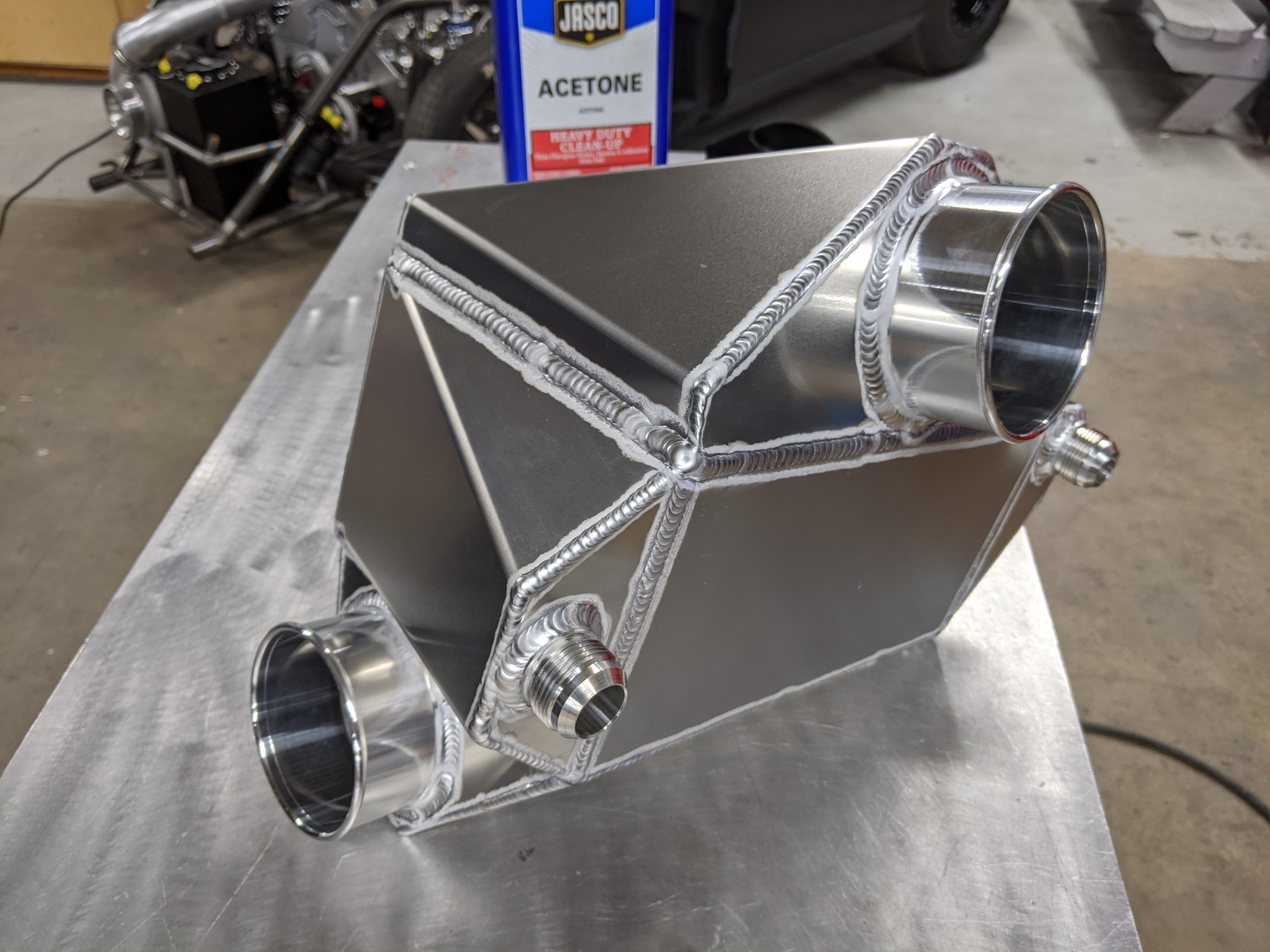Water To Air Intercooler 14 5x5x4 5 Long Flow Type