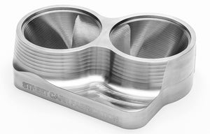 Street Carr Fabrication Stainless Billet 2" Dual/OPEN T4 Flange for Sch10 Piping