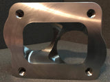 Street Carr Fabrication Stainless Billet Dual 2.25"/OPEN Inlet T4 Flange