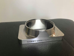 Street Carr Fabrication Stainless Billet 3.5" Single Inlet T6 Flange