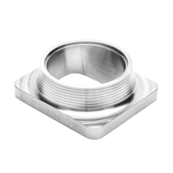 Street Carr Fabrication Stainless Billet T6 Flange 3.50” Single/Open Inlet