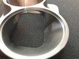 Street Carr Fabrication Stainless Billet Dual 2.5"/OPEN Inlet T4 Flange