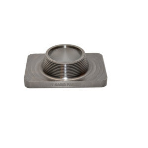 Street Carr Fabrication Stainless Billet Single 2.25" Inlet T6 Flange