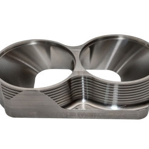 Street Carr Fabrication Stainless Billet Dual/Open 3" Inlet T6 Flange