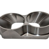 Street Carr Fabrication Stainless Billet Dual Divided 3" Inlet T6 Flange